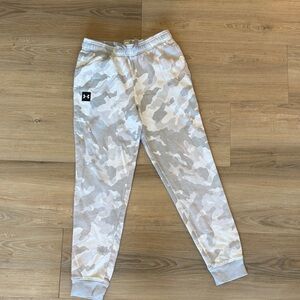 Under Armour Kids Camo Joggers - Light Gray